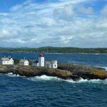 Our arrival in Norway - Langesund